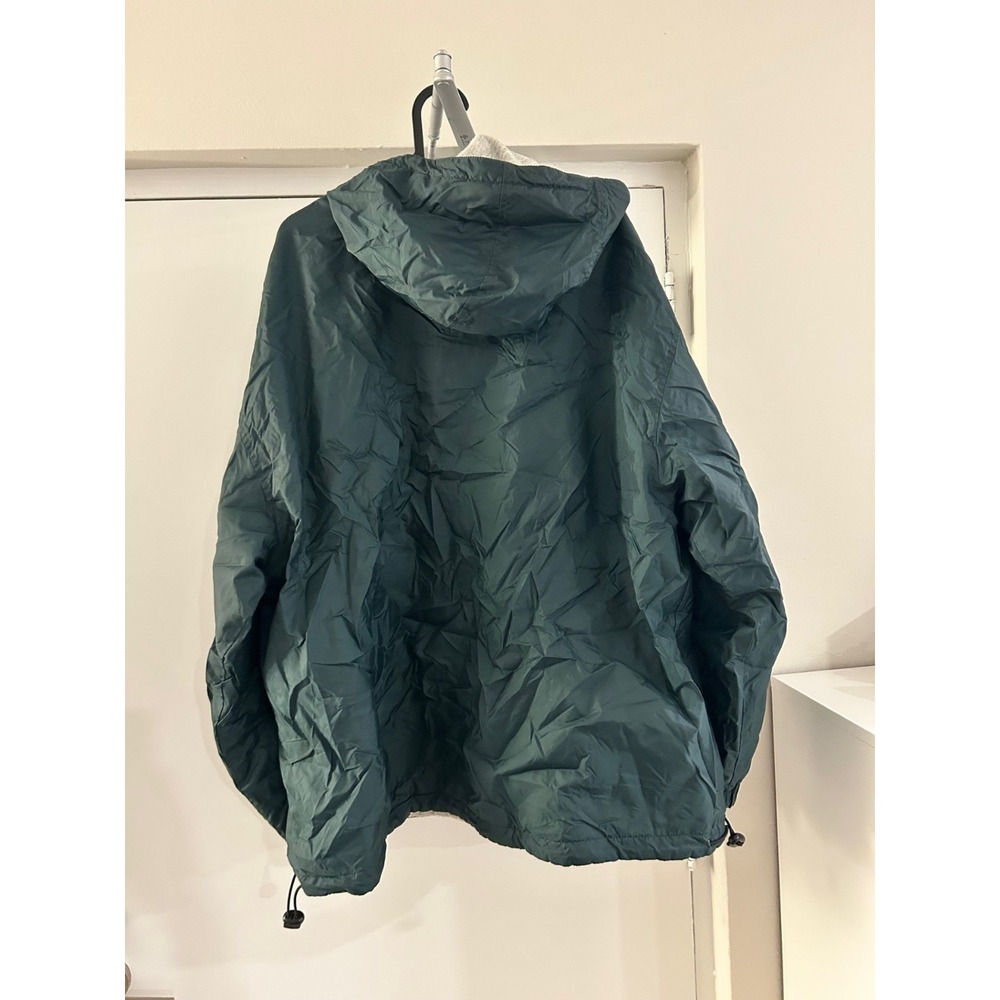 Vintage‎ 90s Windbreaker Lined Hooded Zip Pocket Unisex Large Jacket - Picture 6 of 8